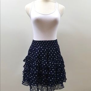 ABERCROMBIE & FITCH•polka dot skirt dress